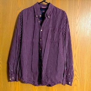 Button up wrangler brand shirt Large